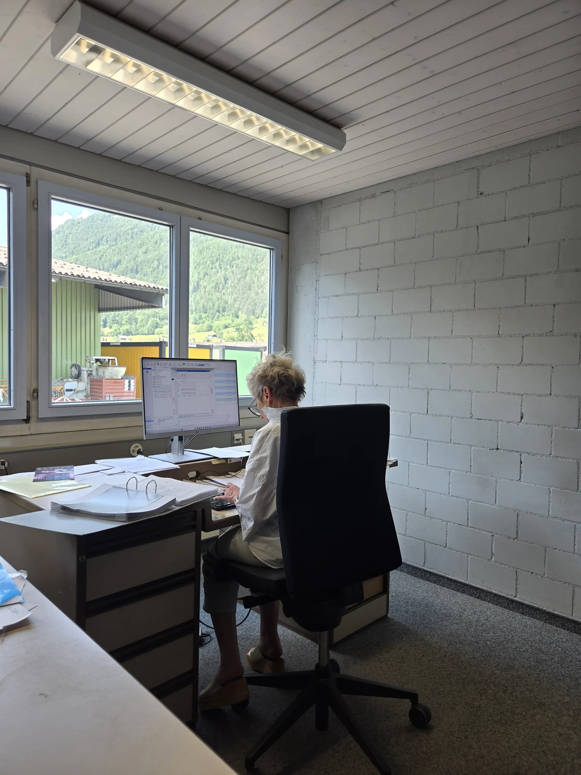 Nina Aebli – bei der Arbeit